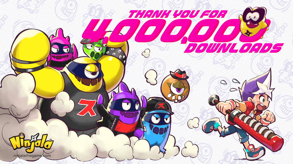 Ninjala Tops Four Million Downloads