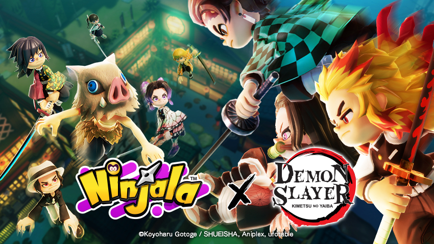 Announcing The Demon Slayer Kimetsu No Yaiba Br Anime Collab Ninjala Official Site