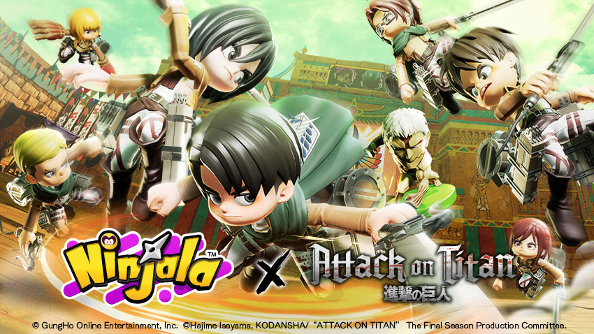 Announcing the Attack on Titan Anime Collab Event!｜Ninjala -Official Site